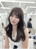 韓国ヘア　2wayバング &nbsp;レイヤーカット くびれヘア &nbsp;顔周り