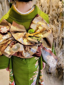 リ サニー 豊中(Re:sunny)の写真/【豊中/北桜塚】ヘアセットから着付けまでトータルでお任せ☆成人式や卒業式・入学式など、大切な日に♪