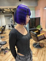 ループウエスト(LOOP WEST)&nbsp;しましまパープル1019