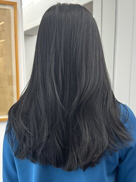 シベルバレー 横浜(sibell) ロングレイヤーカット顔周りレイヤーウルフハッシュカット韓国