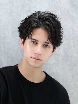 エース(ACES) フェザーパーマ刈り上げショートアップバングリクルートビジネス