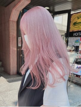 ベレーザ 川越(Beleza) 1171ラベンダーダークパープルセミロングレイヤーワンホンヘア