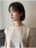 イメチェン/ピンクベージュ/アンブレラカラー/前髪/栄矢場町