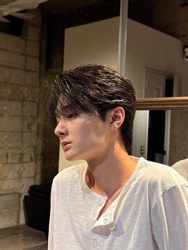 ブチメンズヘア(Buchi MEN'S HAIR) フェザーパーマ センターパート