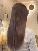 ラヴィズム 栄店(LUVISM)&nbsp;レイヤー/顔周りカット/ミルクティーピンクベージュ/ブリーチ
