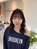 トナリ(tonari)&nbsp;red brown×inner lavender