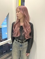 ニューヨークニューヨーク なんば道頓堀店(NYNY)&nbsp;ロングレイヤーカット/ペールピンクベージュ