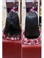 ラヴィソン ヘアー(RAVISSANT HAIR) 名古屋で縮毛矯正 乾かすだけでまとまる艶髪ストレート
