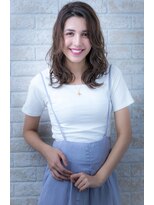 ヘアーアートシフォン 池袋西口店(Hair art chiffon)&nbsp;デザインカラー丸みショート無造作カールボブディイルミナカラー