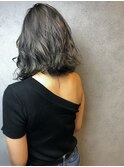 暗めのグレージュハイライト☆ （担当者:齋藤 大翼）