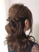 エルフゥ(Elle fou)&nbsp;華やか上品☆ハーフアップ