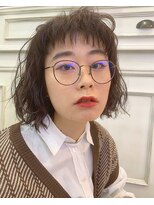 ヘアーアンドメイク シークタチカワ 立川店(Hair&Make Seek) 【SeeK小峯】アンニュイBOB　束感ショート