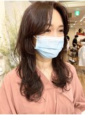 #ウルフカット#ウルフパーマ#前髪なし#オルチャン