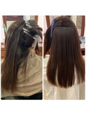 髪質改善ストレート