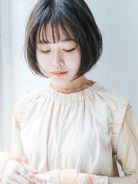 フォト 新宿(foto) グレーベージュ前髪パーマレイヤーカットダブルカラー髪質改善