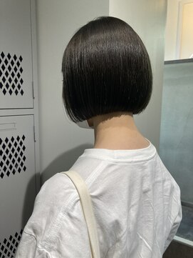 キコエル 三軒茶屋(kikoeru) 旬髪くすみブルーナチュラルモードボブ