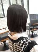 地毛風ストレートで艶ボブ◎