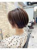 20代/30代/ショートボブ/丸みショート/髪質改善/ぷつっとボブ