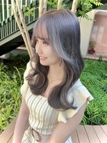韓国風レイヤー×シルバーグレー