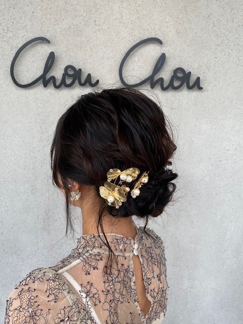 結婚式のお呼ばれセット：L192022270｜シュシュ (chouchou)のヘア