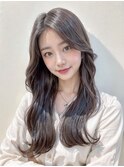 大人かわいい韓国風くびれヘア#髪質改善#草津#韓国#ダブルカラー