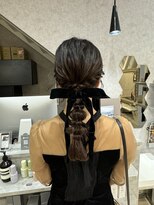レガシーヘアーデザイン(Legacy hair design)&nbsp;【Rio】☆大人気編み下ろし×ベロアリボン☆