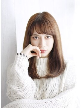 アウラ(Aula by marbles) 内巻き/重めミディアム/アッシュブラウン[横浜]