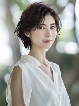 アルトリスト(Altruist Aging×HAIR&SPA) ☆イメチェンピンクベージュアンブレラカラー前髪クールショート