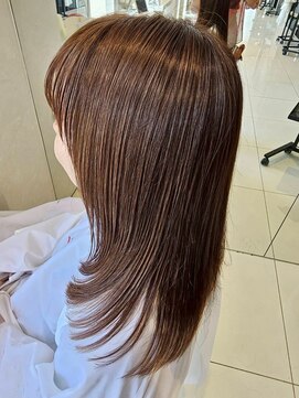 アース 栄店(HAIR&MAKE EARTH) レイヤーカット+髪質改善