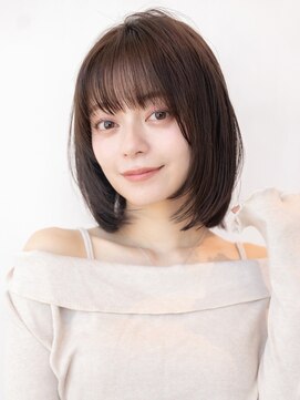 イルハバナ 渋谷(ill HAVANA) 20代30代大人かわいい／斜めバング/シルキーベージュ/小顔／前髪