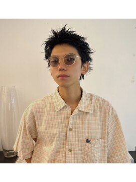 エン クラン バイ ヘッドライト たまプラーザ南口店(en. clan by HEADLIGHT) たまプラ/スパイキーショート/パンパーマ/地毛風カラー/