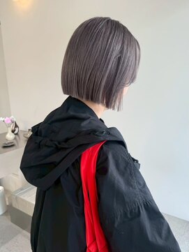 ステン(sten) 切りっぱなしボブ/顎下ボブ/タッセルボブ/ダブルカラー