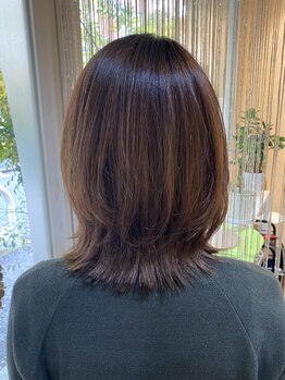 ヘアー リーフ(Hair Leaf)の写真/髪質改善メニューで髪のコンプレックスから解放されて、自分の髪にもっと自信が持てる◎