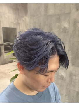 シェリール(Cherir) フェザーショート/ネイビーブルー