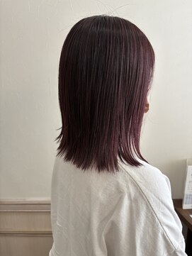 コルク バイ マグ 松本駅前(COLK by Mag) 大人可愛い丸みボブピンクラベンダーベージュベビーピンク