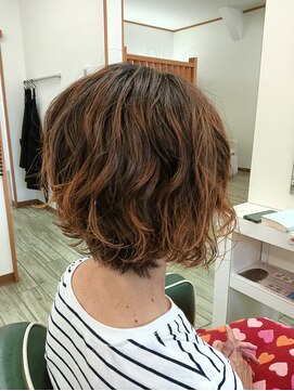 ラグゼ ヘア カミヤ luxe hair CAMIYA 掛川店 ショートパーマ