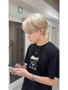 メンズペレ 渋谷(MEN'S PELE) MEN’S HAIR/ブルーブラック/フェザーパーマ/渋谷