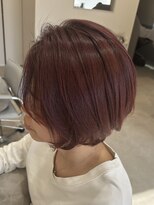 ベル サウス(BHEL south) *ショートボブチェリーピンク顔周りカット