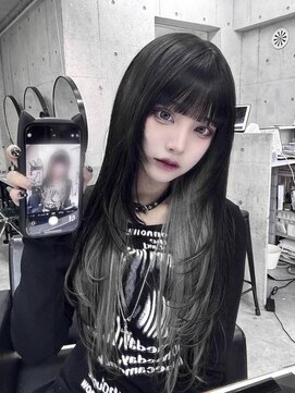 インク 渋谷(INK.) ダークアッシュ/似合わせカット/ミディアムレイヤーカット