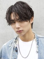 エイド 本店(aid)&nbsp;韓国風シャドウツイストパーマコンマバングアップバング