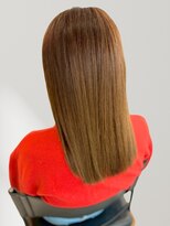 ヘアーメイク グロー(hair make grow)&nbsp;髪質改善 ベージュカラー 艶髪 20代 透明感カラー ストレート