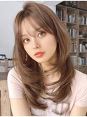 《Agu hair》メルティブラウン×ハッシュレイヤー