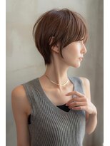 ケアリー プレナ海浜幕張(Carelly)&nbsp;デザインカラー/レイヤーカット/ウェットヘア/オリーブベージュ