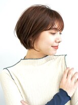 インセプション 銀座(INCEPTION)&nbsp;切りっぱなしショート・ボブ/絶壁解消/前髪なし/40代/30代/丸顔