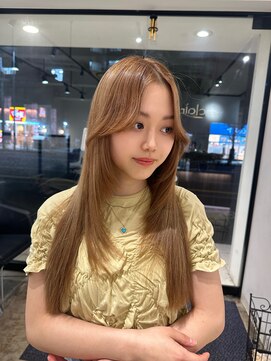 ヘアーサロンデフォーエバーヴィーダ(hairsalon de Forever vida) ブリーチ無しダブルカラー/ベージュ系/ナチュラルレイヤー/板橋