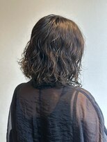 エール 生駒(aile Total Beauty Salon)&nbsp;大人の抜け感ウェーブ+オリーブグレージュ