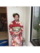 ヘアーメイク クイール(Hair Make Cuiiru)&nbsp;立体感ある編み込みアップ