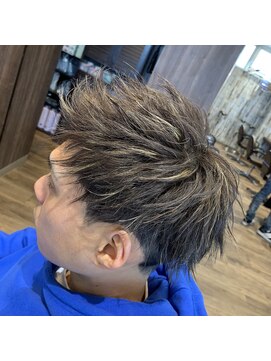 ヘアーアンドリラックス 十日市場店(hair & relax y-21) アップバングメッシュ