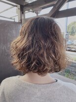 ラウラウヘアーリゾート(Lau Lau hair resort) 【LauLau  竹内】ふわふわボブパーマスタイル