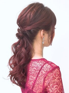 ケーツー あべのキューズモ－ル店(K-two) [K-two]ヘアセット/結婚式/ラベンダーピンク着物[天王寺/阿倍野]